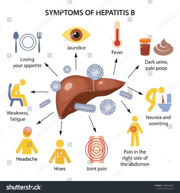symptoms of Hepatitis B