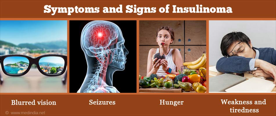 symptoms of insulinomas