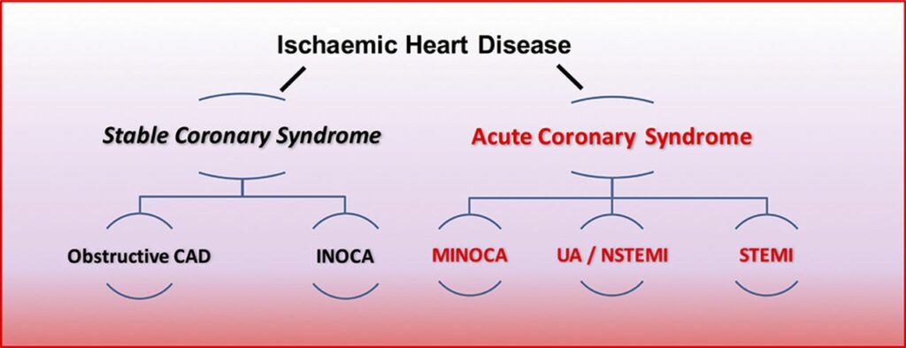 types of coronary artery disease