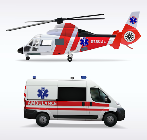 Ambulancia aérea versus ambulancia terrestre: comprender las diferencias