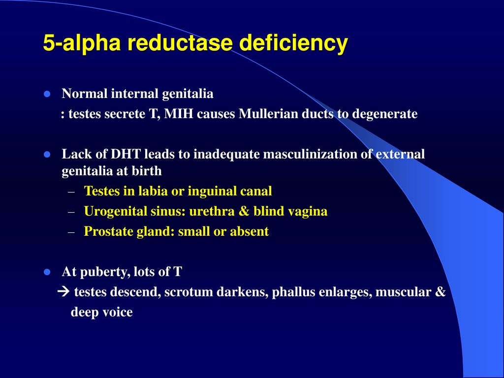 síntomas- Deficiencia de 5-alfa-reductasa: comprensión de la infertilidad en genitales ambiguos