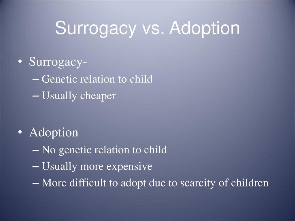 Is Adoption Better Than Surrogacy?